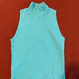 Vintage Ann Taylor Loft sleeveless turtleneck